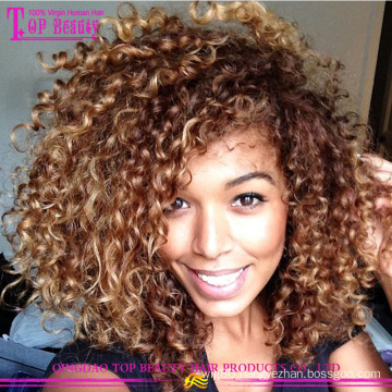 Honey blonde human hair full lace wig 8A grade brazilian hair blonde human hair full lace wig